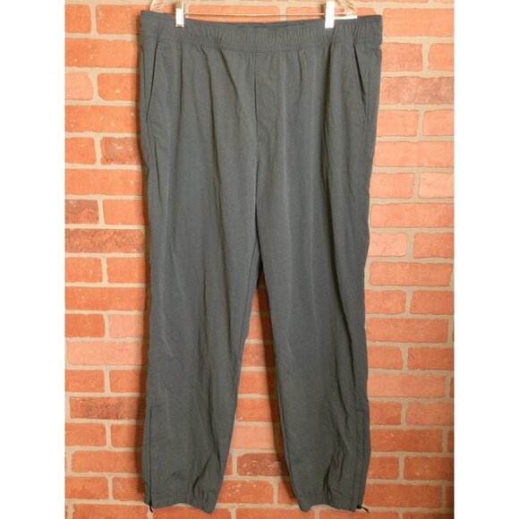 Calvin Klein Mens Athletic Pants Infinite Flex Waist Wrinkle Resistant Green XL